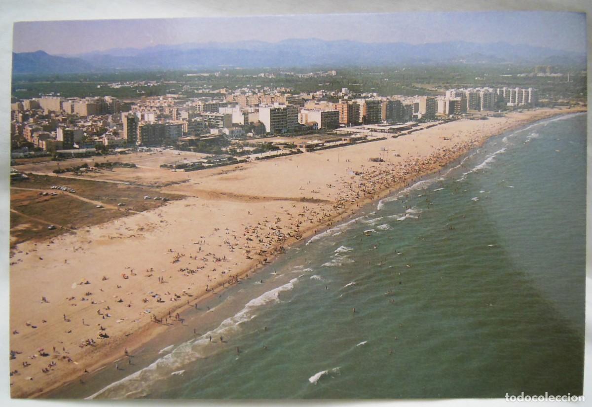 Postales: Antigua Postal Fotogr&aacute;fica : PUERTO DE SAGUNTO (VALENCIA). Playa, Vista General