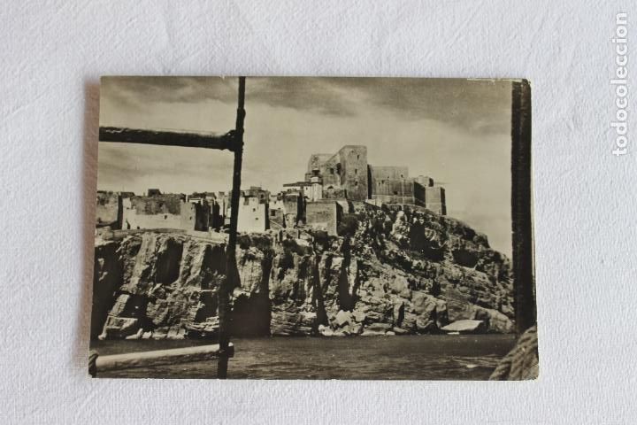 Postkarten: PE&Ntilde;ISCOLA CASTILLO PAPA LUNA Y FARO 1959