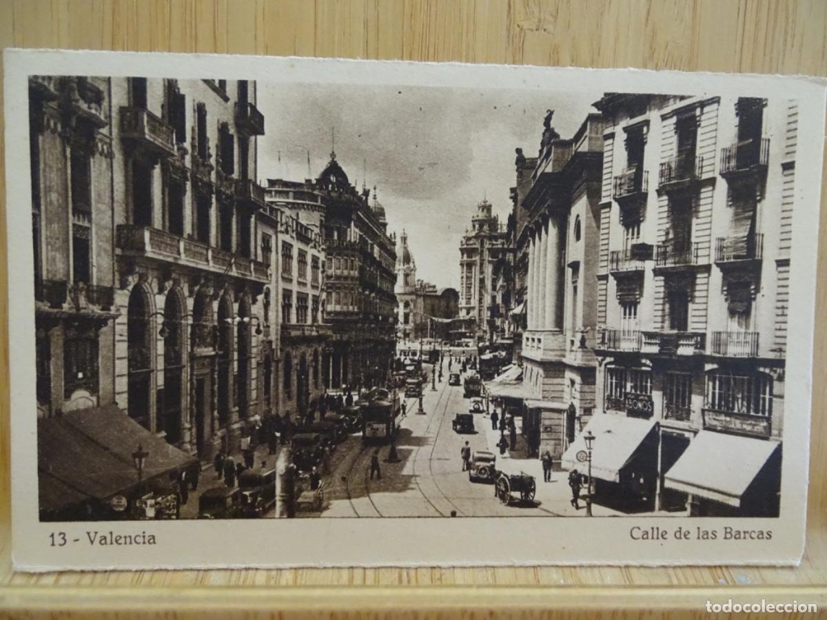 Postais: VALENCIA 13. CALLE DE LAS BARCAS. J. DURA.