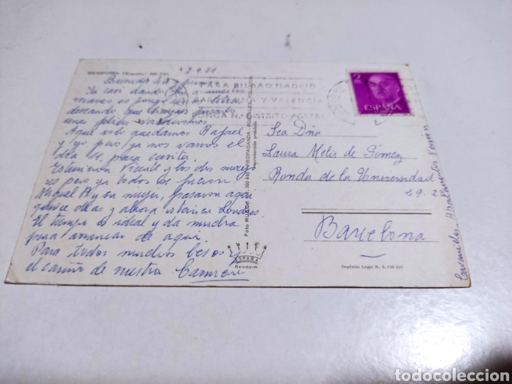 Postales: Postal Benidorm - Foto 2