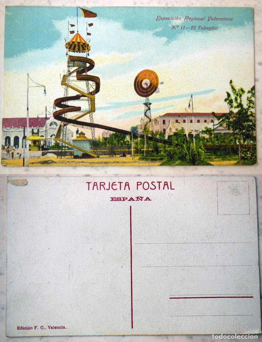Postkarten: Exposici&oacute;n Regional Valenciana. El Tobog&aacute;n. No 11