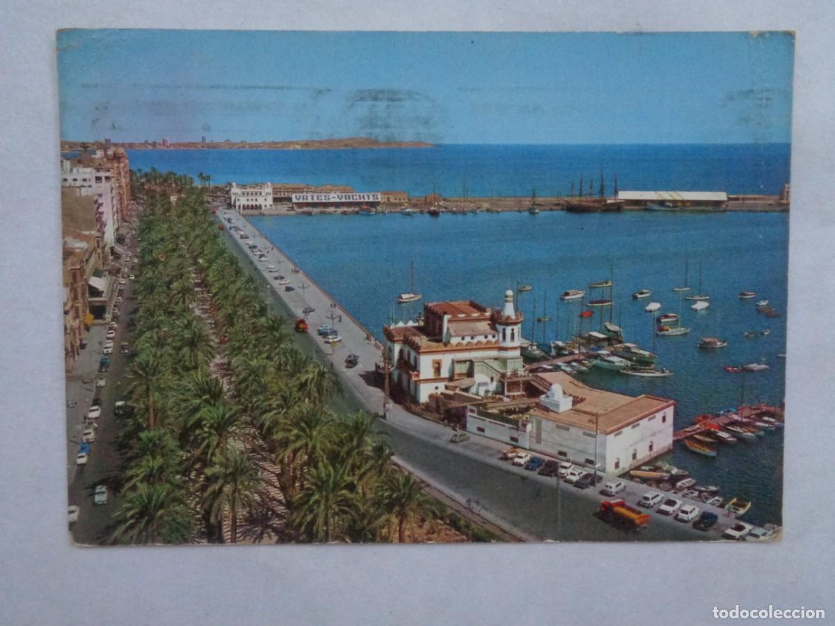Postkarten: POSTAL DE ALICANTE : EXPLANADA DE ESPA&Ntilde;A Y PUERTO. A&Ntilde;OS 60