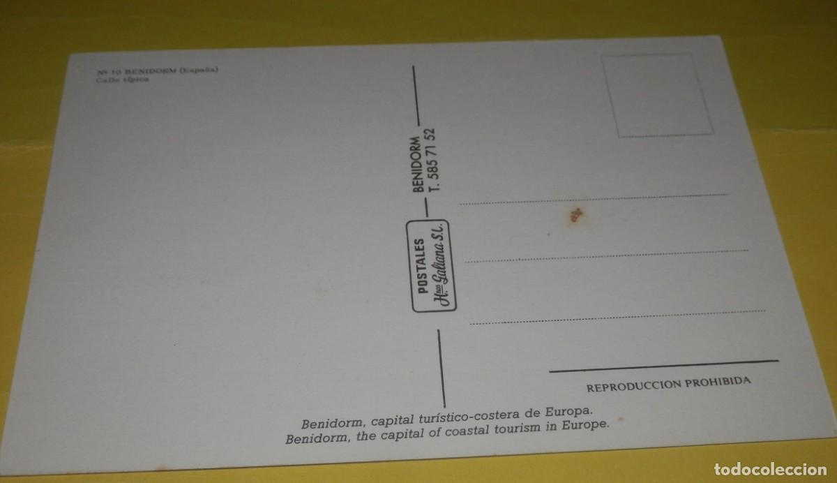 Postales: TARGETA POSTAL DE BENIDORM - Foto 2