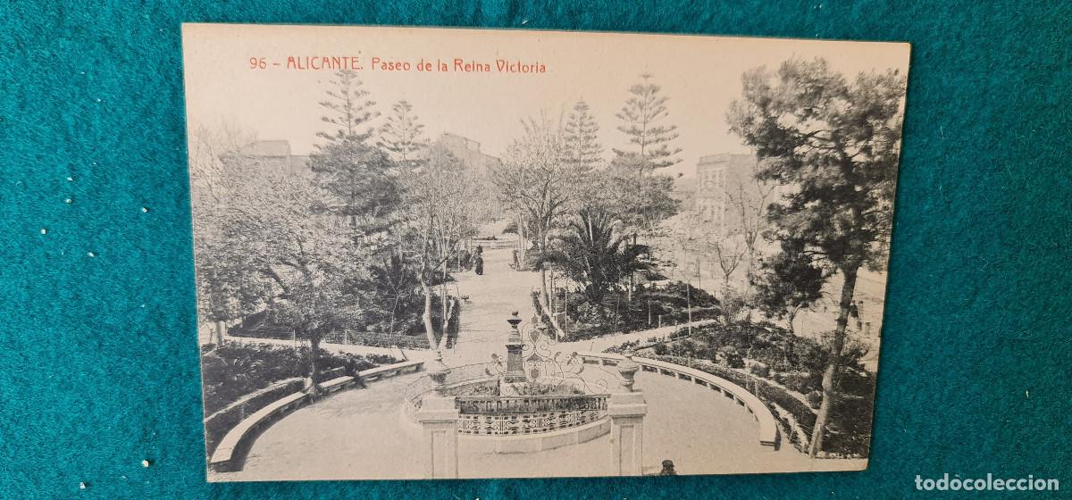 Postais: POSTAL ALICANTE - PASEO DE LA REINA VICTORIA - RW