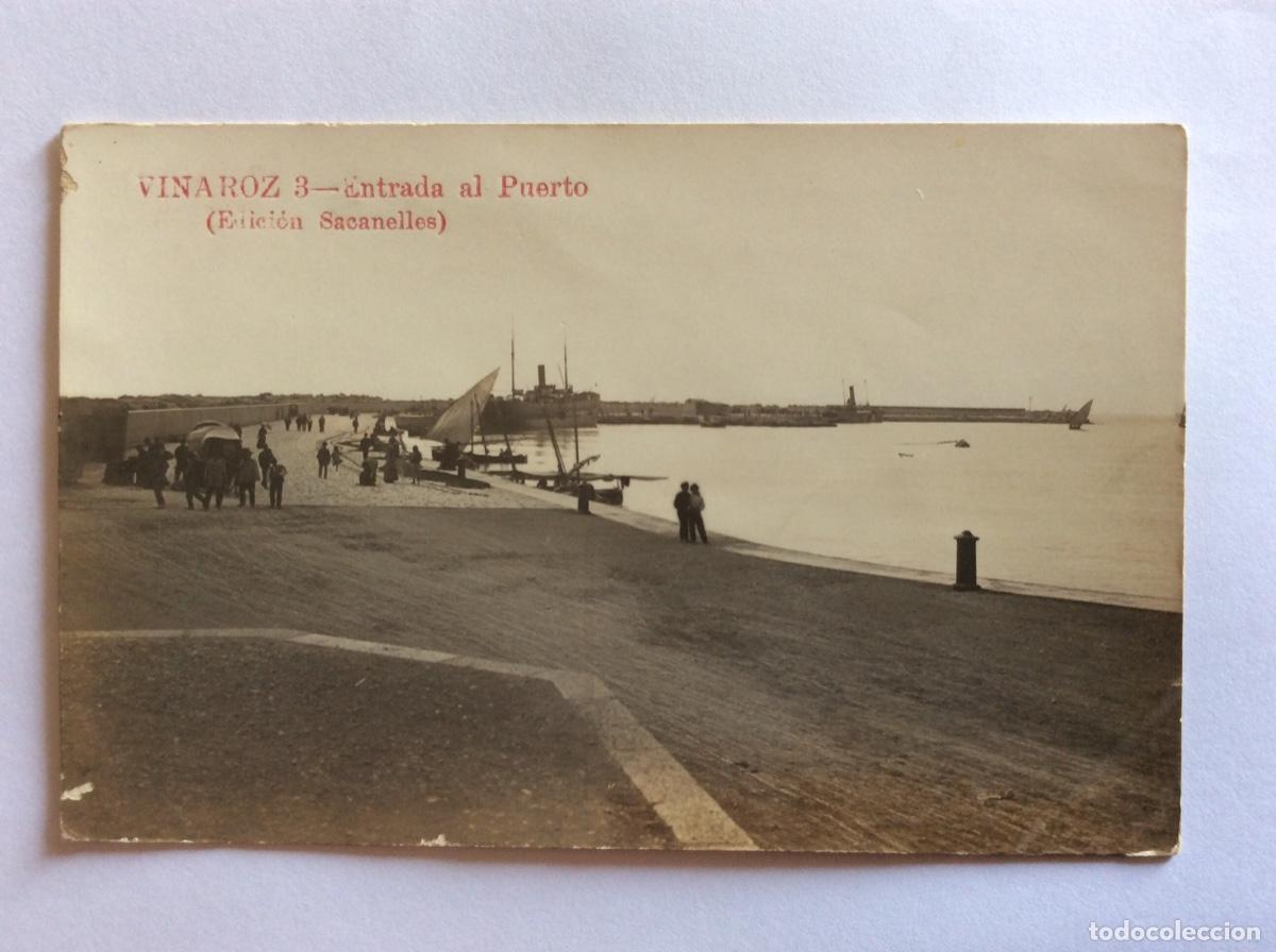 Postkarten: POSTAL FOTOGR&Aacute;FICA SACANELLES 3 ENTRADA AL PUERTO VINAROZ CASTELLON