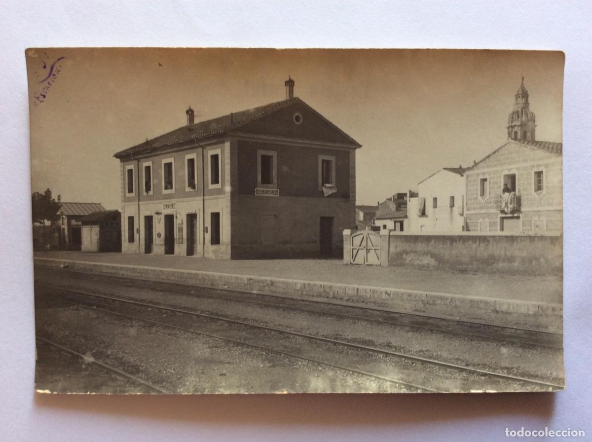 Postkarten: POSTAL FOTOGR&Aacute;FICA ESTACI&Oacute;N TREN FERROCARRIL ALCAL&Aacute; DE CHISVERT CHIVERT XIVERT CASTELLON