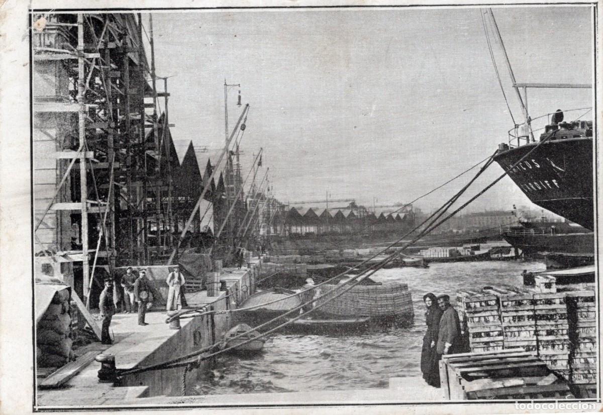 Postkarten: PUERTO DE VALENCIA EN OBRAS 1917