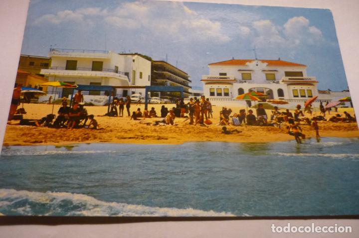 Postales: postal oliva playa escrita