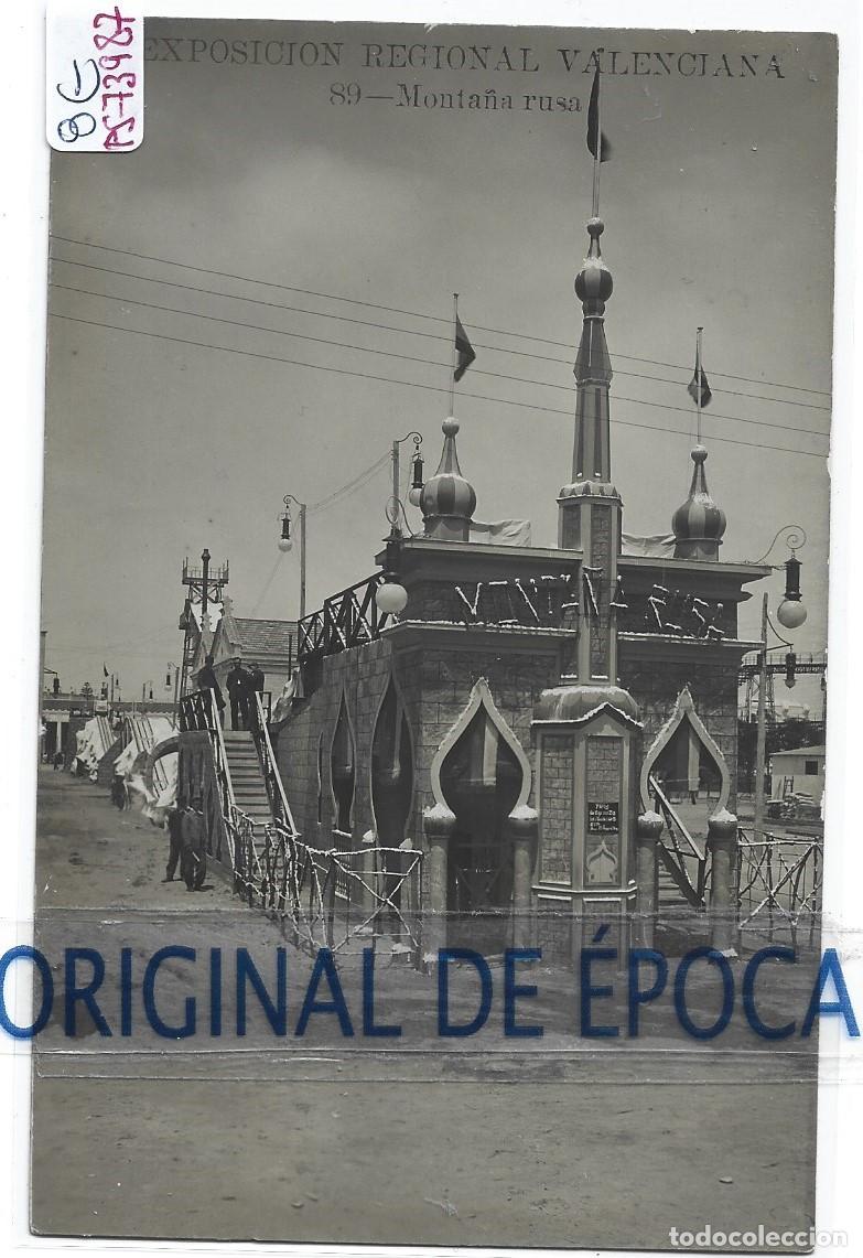 Postcards: (PS-73987)POSTAL FOTOGRAFICA EXPOSICION REGIONAL VALENCIANA-MONTA&Ntilde;A RUSA.N&ordm;89