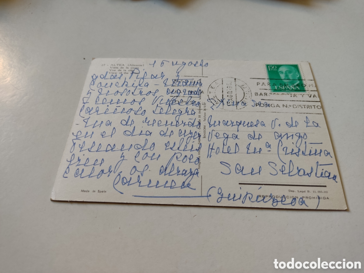 Postales: Postal Altea Costa - Foto 2
