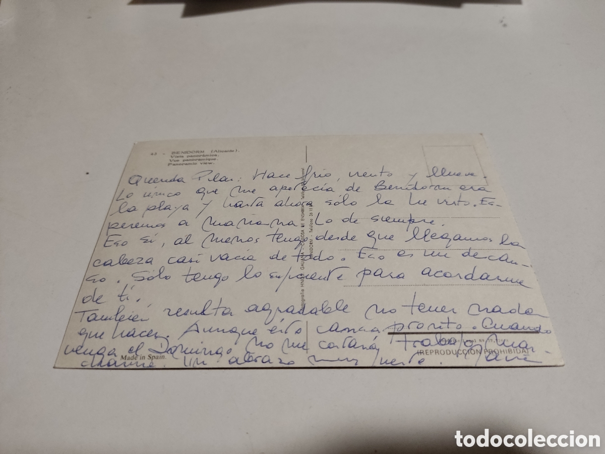 Postales: Postal Benidorm - Foto 2
