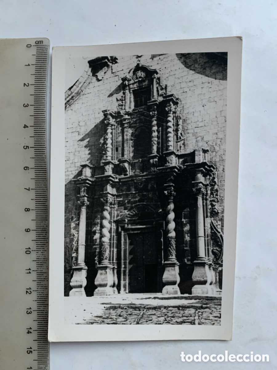 Postales: POSTAL. ARES DEL MAESTRE. CASTELL&Oacute;N. FACHADA DE LA IGLESIA. FOT&Oacute;GRAFO?.