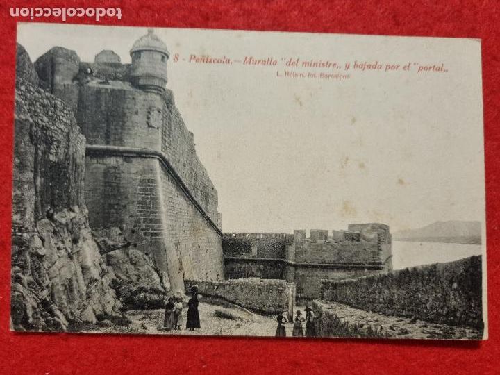 Postkarten: POSTAL ANTIGUA PE&Ntilde;ISCOLA MURALLA DEL MINISTRE CASTELLON ORIGINAL P1487