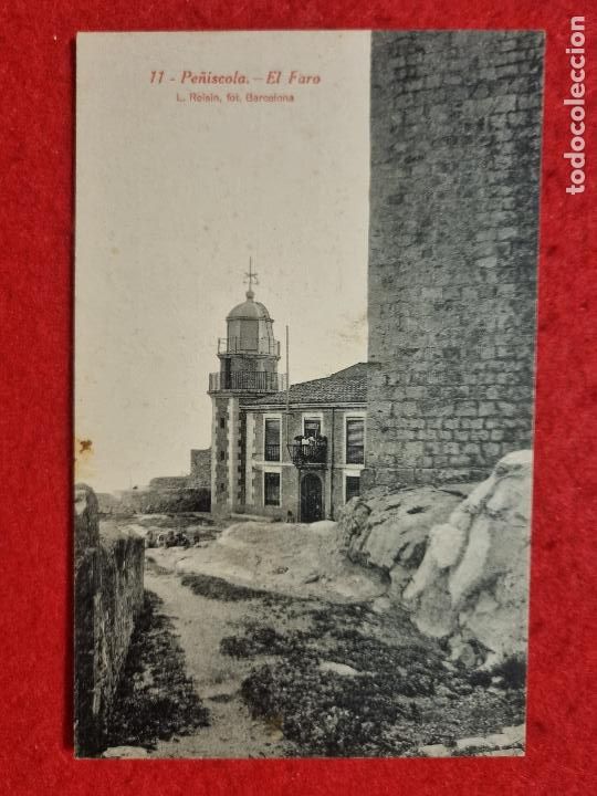 Postkarten: POSTAL ANTIGUA PE&Ntilde;ISCOLA EL FARO CASTELLON ORIGINAL P1488