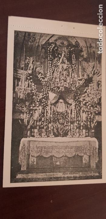 Postkarten: CUEVA SANTA(ALTURA, CASTELLON ) ALTAR DE LA VIRGEN EN EL DIA DE LA FIESTA