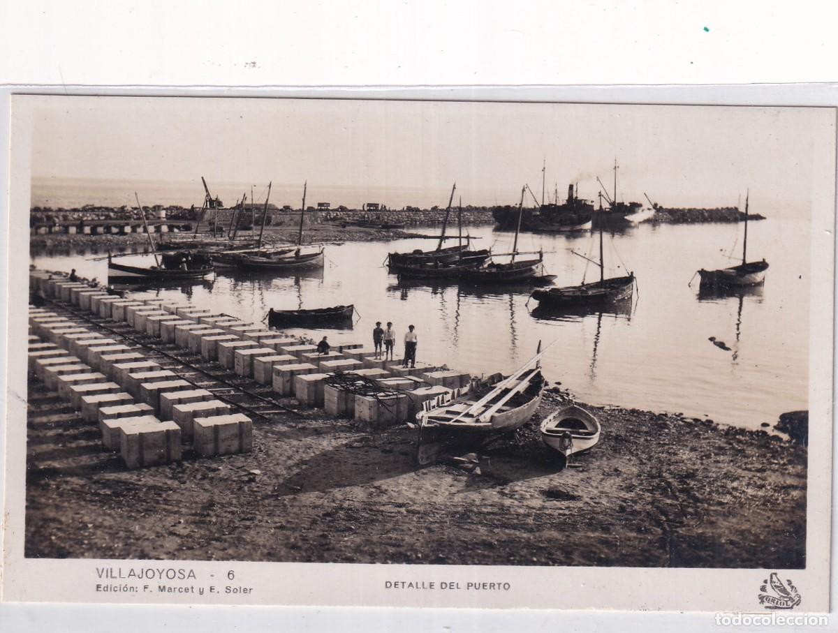 Postcards: Villajoyosa 6 Edici&oacute;n F. Marcet y E Soler. Detalle del Puerto. Sin circular.