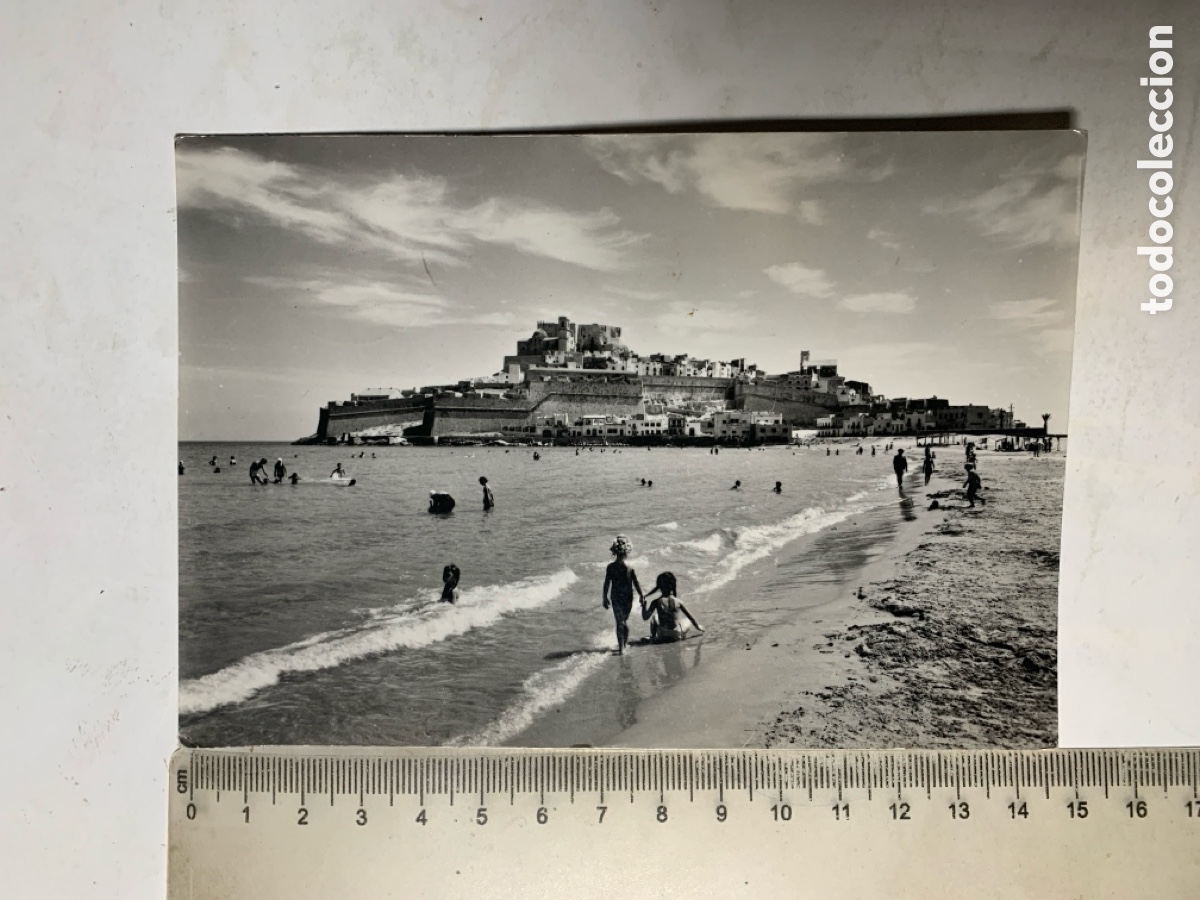 Cartes Postales: POSTAL. PE&Ntilde;ISCOLA. CASTELL&Oacute;N. VISTA GENERAL. SOBERANAS. FISA. FECHADA, 28 JUNIO 1959.