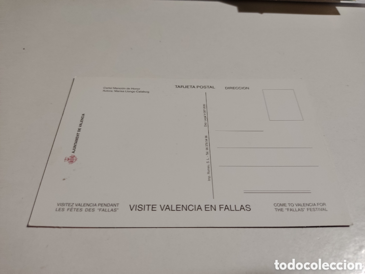 Postales: Postal fallas de Valencia 2000 - Foto 3