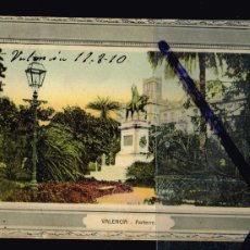 Postales: 1910 CIRCULADA VALENCIA - PARTERRE - ILUMINADA CON ANILINAS - DIRIGIDA A L´AMETLLA DEL VALLÈS RA001