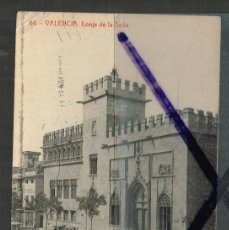 Postales: 1918 CIRCULADA SELLO ALFONSO XIII VALENCIA 66 LONJA DE LA SEDA 116 FOTOTIPIA THOMAS BARCELONA RA010