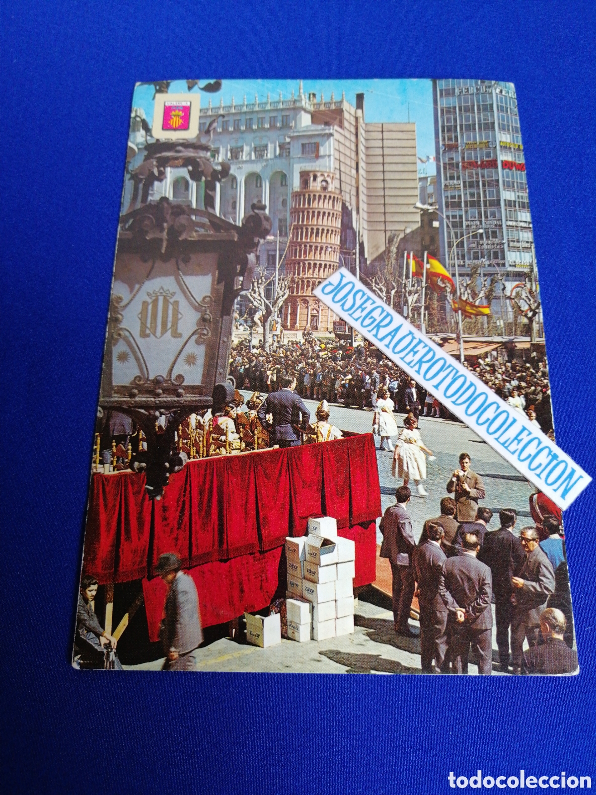Postales: FALLAS DE VALENCIA PLAZA DEL CAUDILLO - Foto 1