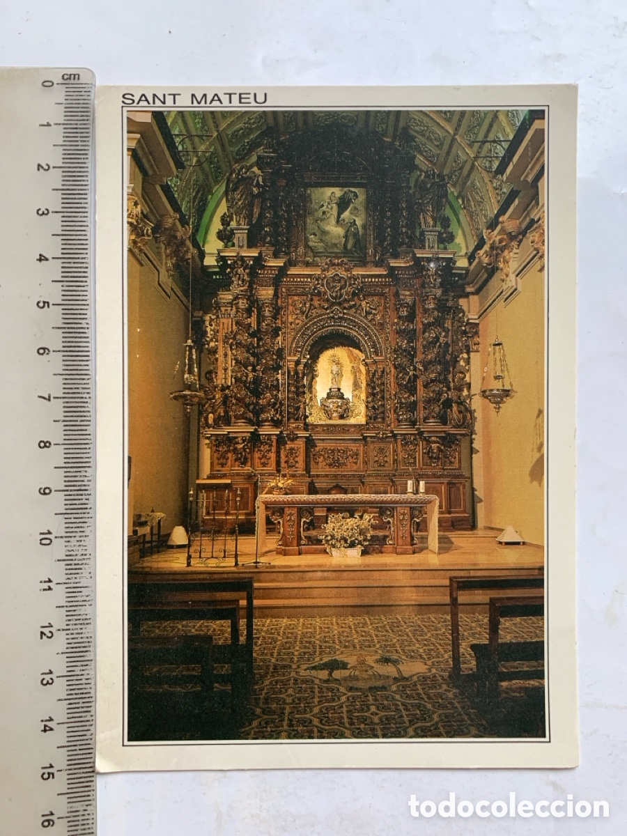 Cartoline: POSTAL. SAN MATEO. CASTELL&Oacute;N. ERMITA MARE DE DEU DELS ANGELS. ED. SICILIA.