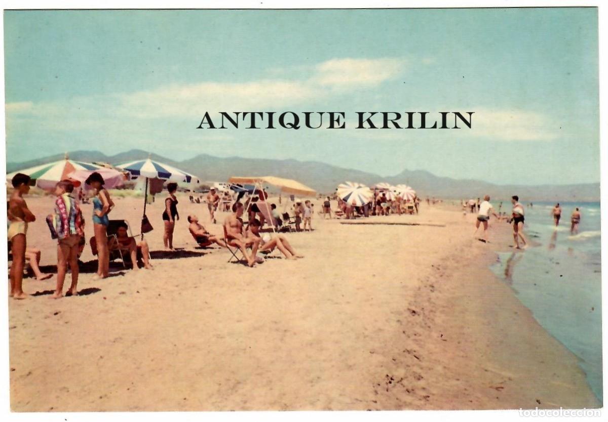 Postales: CASTELLON DE LA PLANA / UN ASPECTO DE LA PLAYA / FOTO CAMPA&Ntilde;&Aacute; PUIG-FERRAN / SIN CIRCULAR