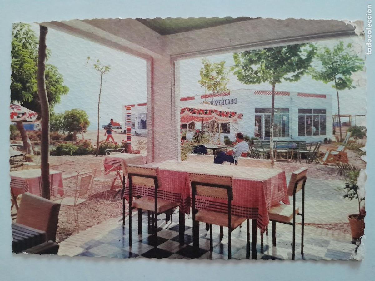 Cartes Postales: ANTIGUA POSTAL CASTELLON CAMPING MOTEL VINAROZ RESTAURANTE SUPERMERCADO RV 1769