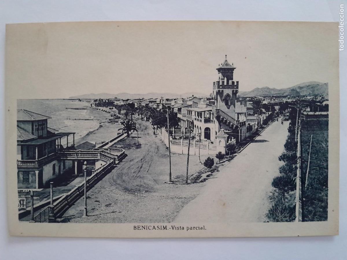 Postkarten: ANTIGUA POSTAL CASTELLON BENICASIM VISTA PARCIAL RV 1775
