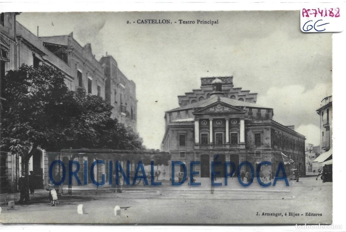 Postcards: (PS-74188)POSTAL DE CASTELLON-TEATRO PRINCIPAL.EDITORES J.ARMENGOT