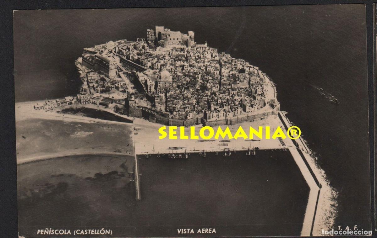 Postais: POSTAL A&Ntilde;OS 1920 - 1930 PE&Ntilde;ISCOLA VISTA AEREA CASTELLON ZERKOWITZ TCP00101