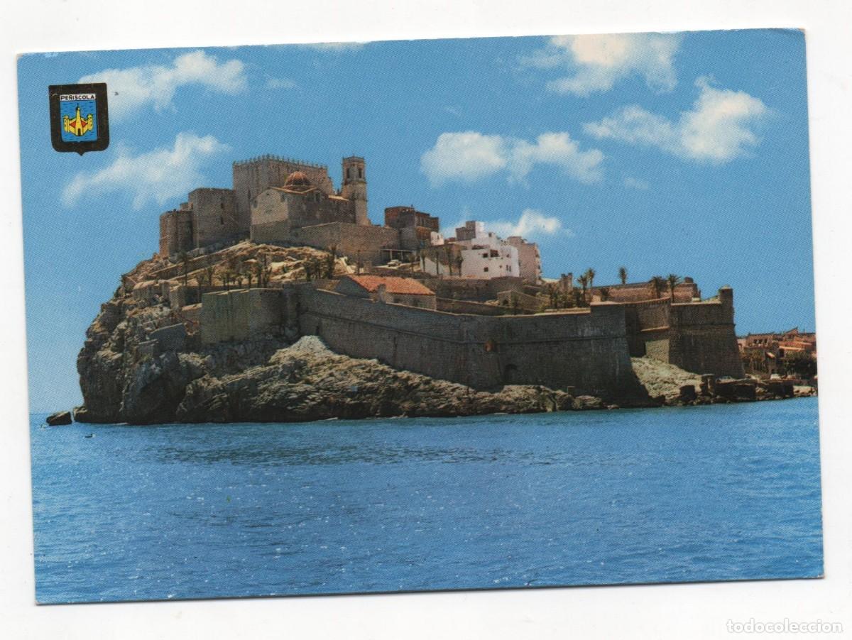 Postkarten: Postal de Pe&ntilde;&iacute;scola-Castell&oacute;n-circulada-