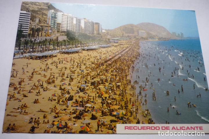Postais: postl alicante playa postiguet.-general