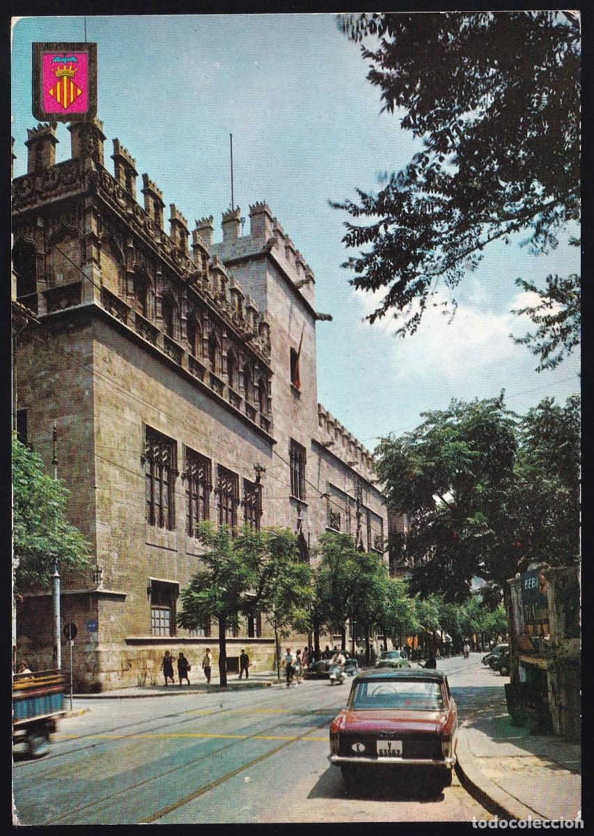 Postales: Valencia. *La Lonja* Circulada 1966. - Foto 1