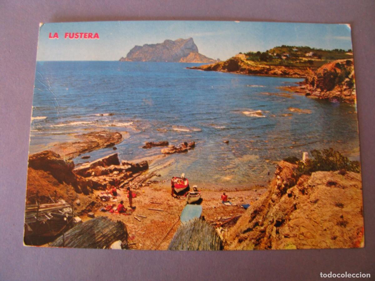 Cartes Postales: POSTAL DE LA FUSTERA. AL FONDO, EL PE&Ntilde;ON DE IFACH. HNOS. GALIANA. CIRCULADA.