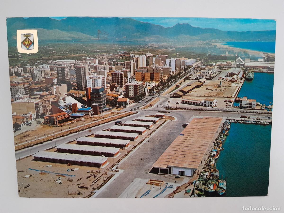 Cartes Postales: ANTIGUA POSTAL CASTELLON DE LA PLANA GRAO VISTA AEREA DEL PUERTO RV 2076