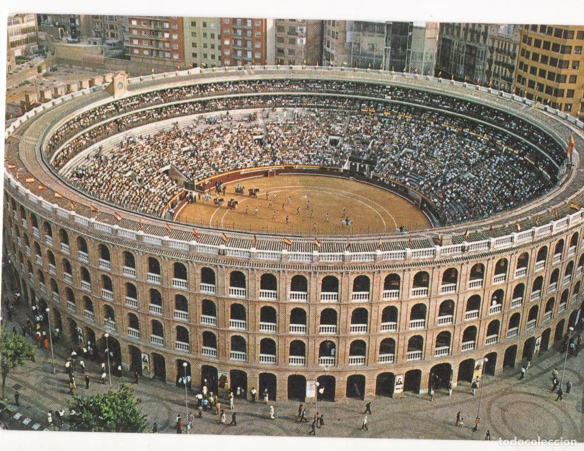 Postkarten: Valencia- Plaza de Toros- circulada-