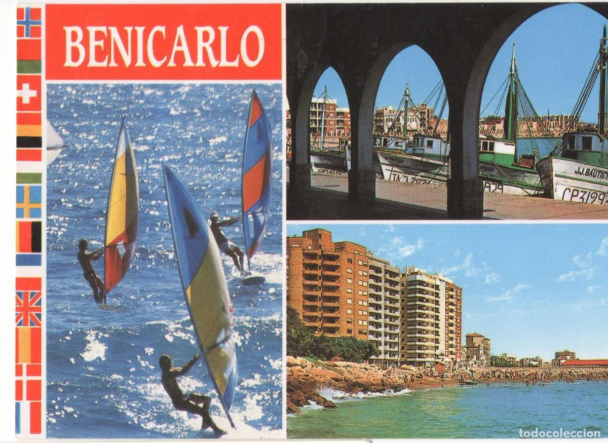 Postkarten: Castell&oacute;n-Benicarl&oacute;-circulada-