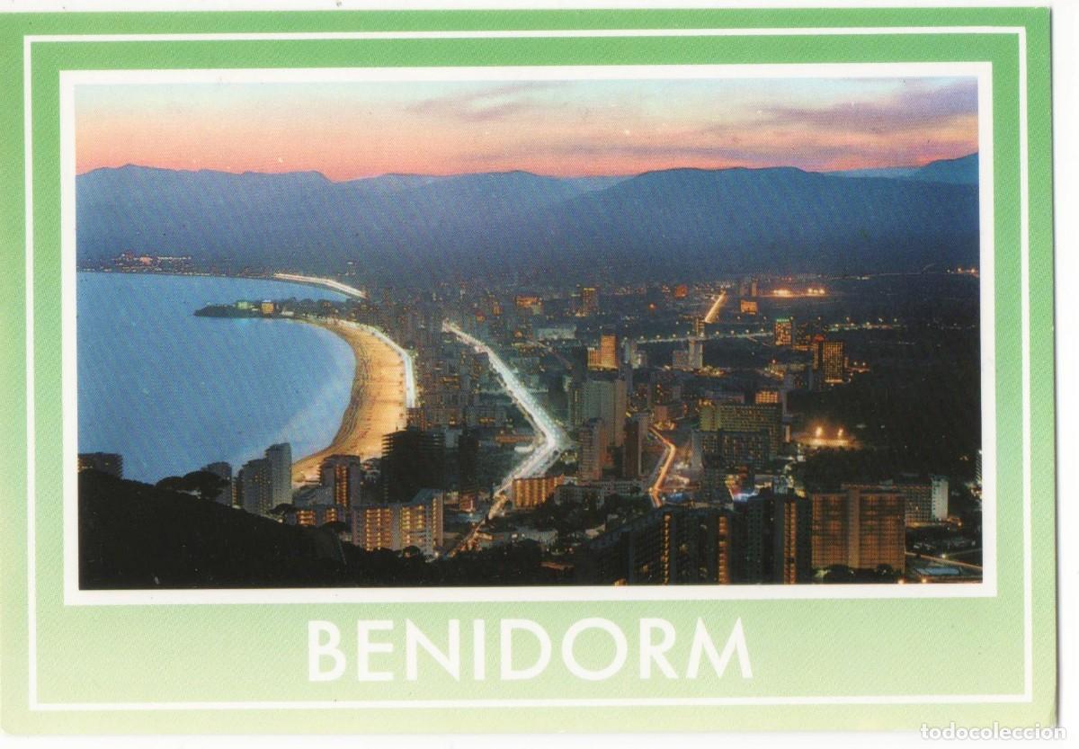 Postkarten: Alicante-Benidorm-Escrita-