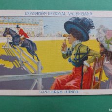 Postales: POSTAL - EXPOSICION REGIONAL VALENCIANA, AÑO 1909 - CONCURSO HIPICO