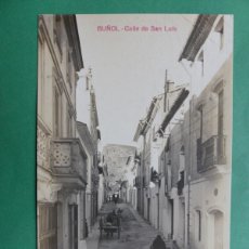 Cartoline: BUÑOL, VALENCIA, CALLE DE SAN LUIS - POSTAL FOTOGRAFICA