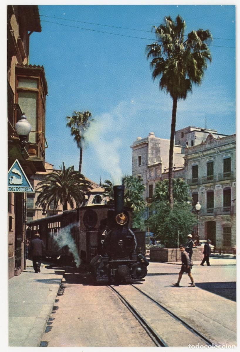 Postkarten: em2625 castellon plaza de la paz tranvia a vapor 1963 camapa&ntilde;a n&ordm;6423 sc guardia