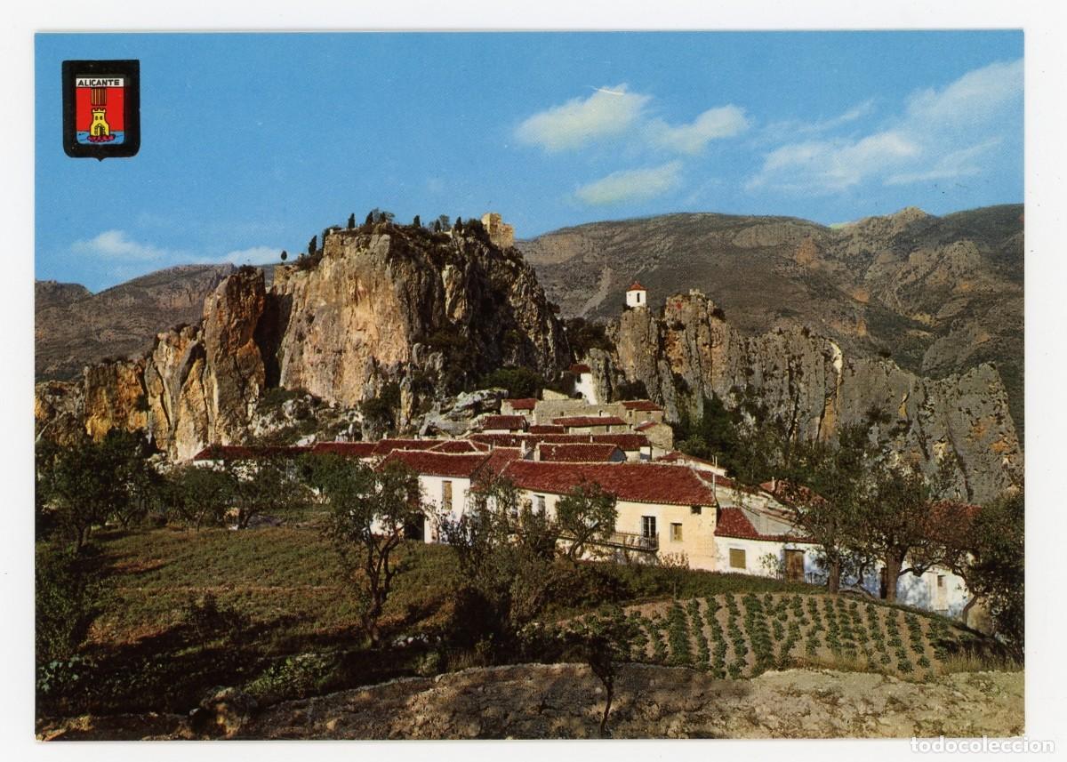Postkarten: em2628 castell de guadalest vista panoramica 1964 fisa n&ordm;24 sc