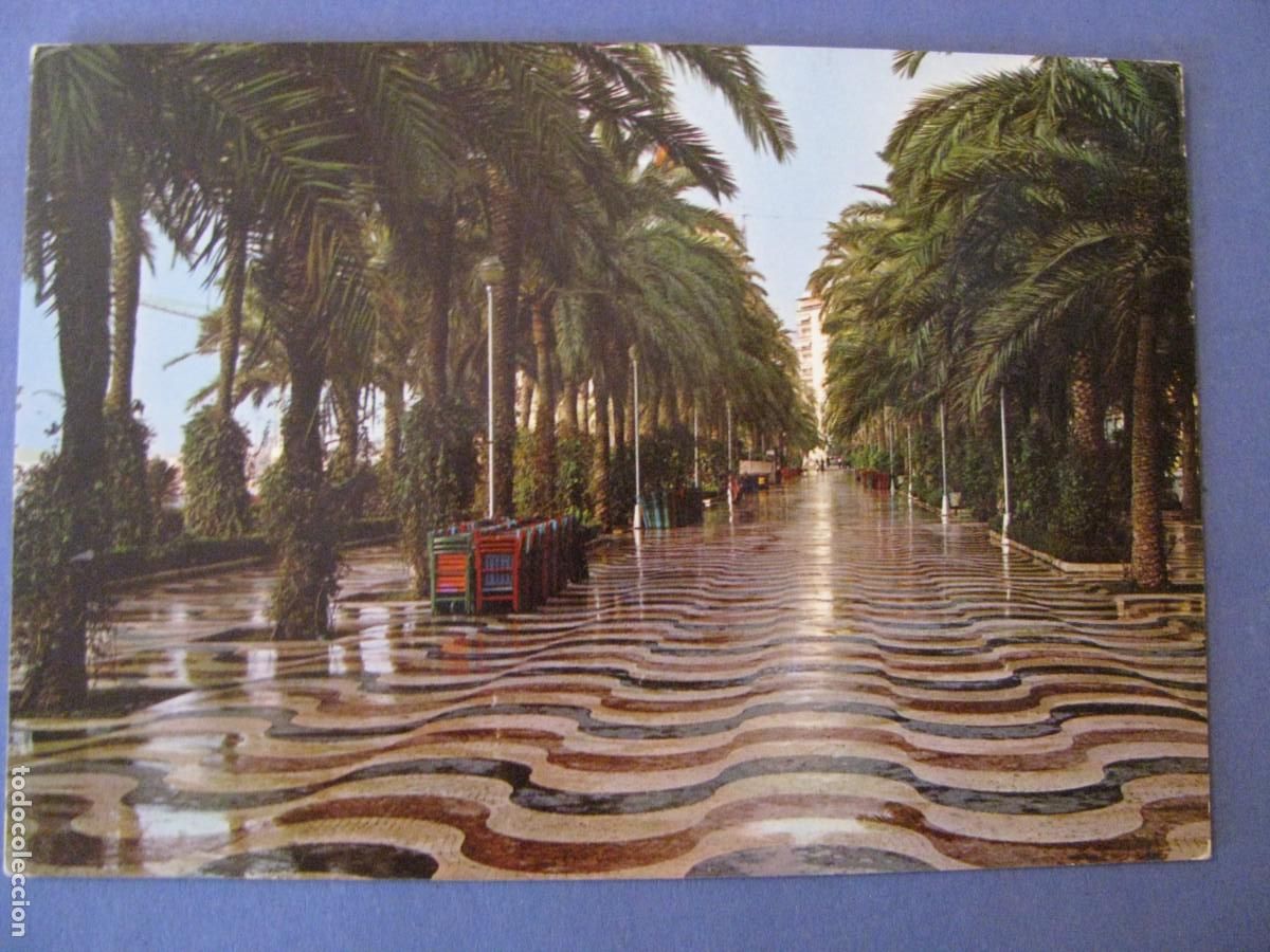 Postcards: POSTAL DE ALICANTE. EXPLANADA DE ESPA&Ntilde;A. CIRCULADA.