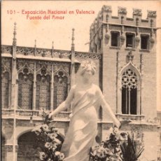Postales: EXPOSICIÓN NACIONAL EN VALENCIA Nº 101 - FUENTE DEL AMOR - F. THOMAS Nº 141 - 140X89MM