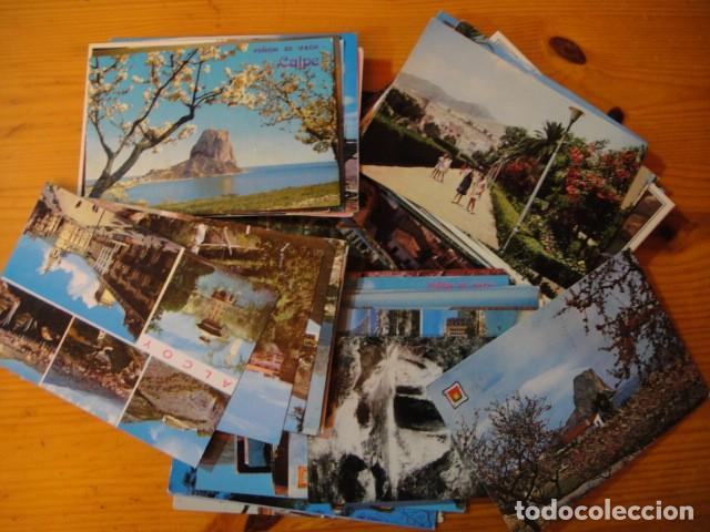 Postales: provincia de alicante - lote de 80 postales
