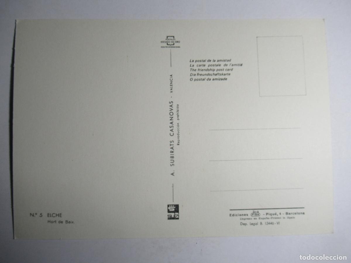 Postales: Elche - Hort de Baix - Foto 2