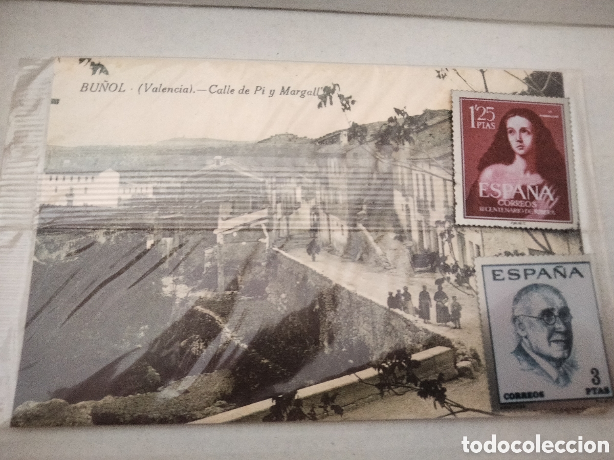 Postais: Postal y 2 sellos Levante
