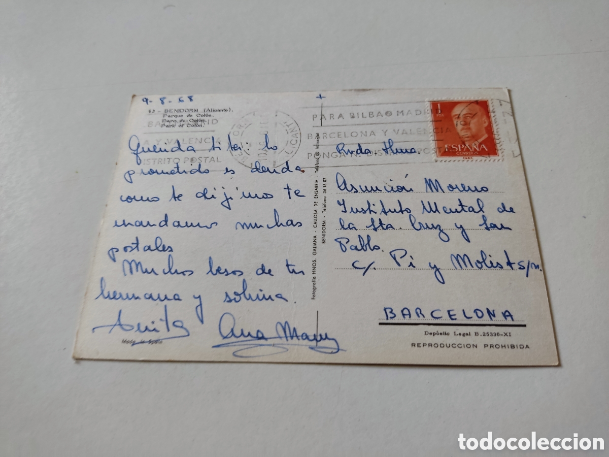Postales: Postal Benidorm - Foto 2