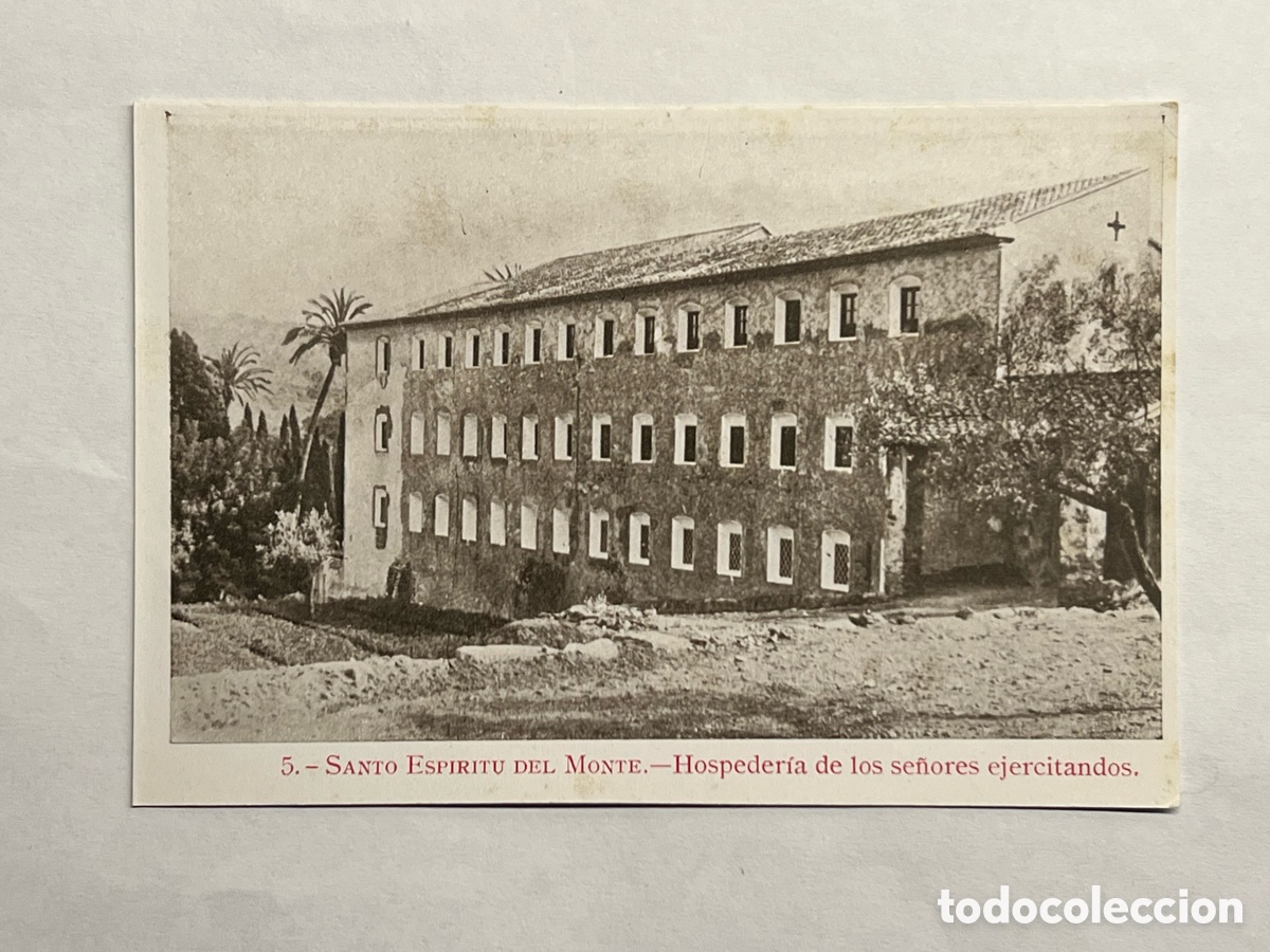 Postkarten: POSTAL No.5, SANTO ESPIRITU DEL MONTE, CASTELLON, HOSPEDERIA DE LOS SE&Ntilde;ORES EJERCITANDOS